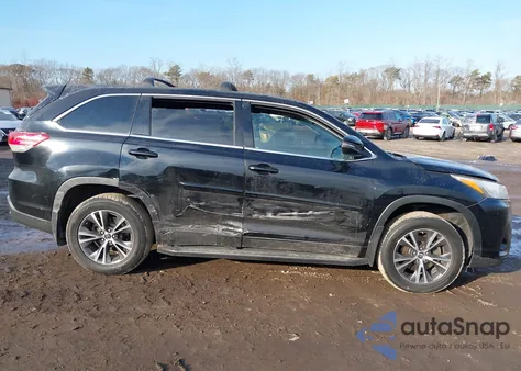 2018 Toyota Highlander Le from USA, damaged, VIN 5TDBZRFH8JS491240